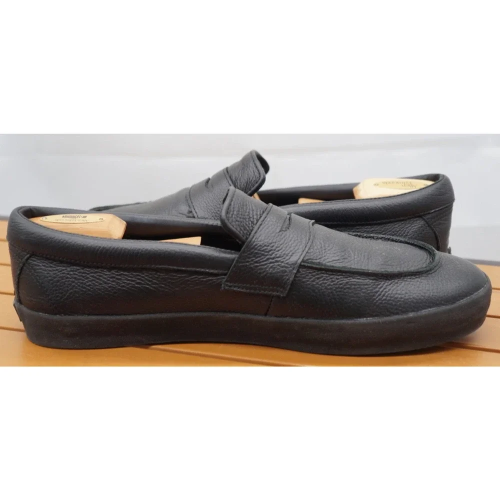 Vans Skate Leather Loafer - Black Size 13